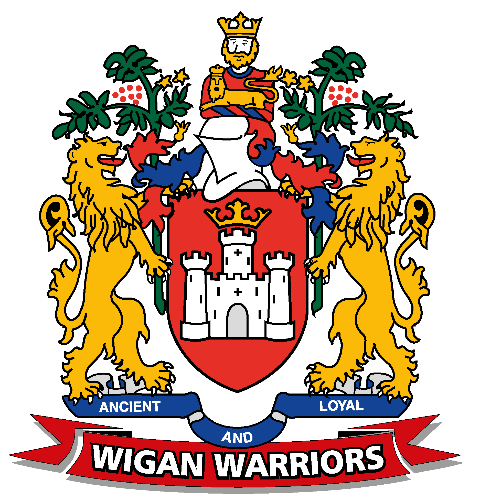 Wigan Warriors Rugby Club Logo Vector Logo
